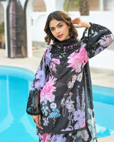 Cotton farshi salwar black color